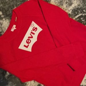 Levi’s women’s juniors red sweatshirt size medium